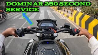 Dominar 250 second service 🏍️automobile rider comedy motovlog wishyouahappynewyear motovlog [upl. by Brenden]