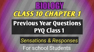 Biologyclass10 SSLC BIOLOGY PREVIOUS YEAR QUESTIONS CLASS 1 [upl. by Henriques]