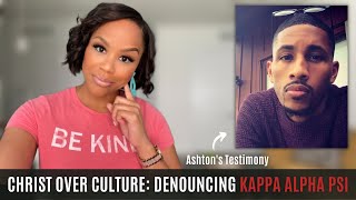 CHRIST OVER CULTURE DENOUNCING KAPPA ALPHA PSI FRATERNITY  DENOUNCING GREEK ORGANIZATIONS [upl. by Ahsim]