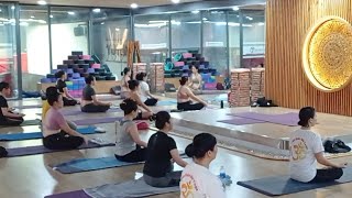 1 Hrs Morning Live Yoga Secession For Beginners to Intermediate 🧘🧘 [upl. by Salis]