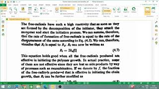 Kinetics of polymerization [upl. by Auhsohey]