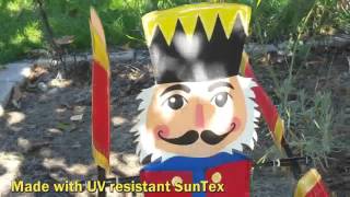 Nutcracker Whirligig Garden Decor [upl. by Strohl545]