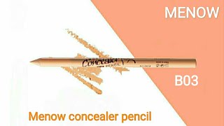 Menow concealer pencil review in Bangla  Bushras Vlog [upl. by Claybourne]