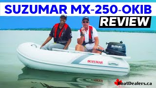 2023 Suzumar MX250OKIB inflatableboat boatreview [upl. by Arahk232]