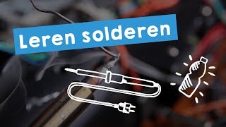 Leren solderen  Onmisbare Tools voor Makers  Missie 2 [upl. by Sternberg498]