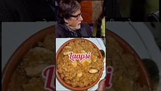 Amitabh ji ki Birthdays Special dish Laapsi Laapsi recipe trending youtubeshorts shortsfeed [upl. by Adieno975]