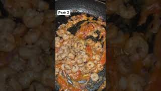 Part 2 tagliatelle crevette المغرب food اكسبلور cooking tagliatelle [upl. by Nibuz]