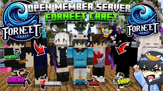 Open Member server Mcpe versi 12131 official di FORNEET CRAFT  Baru rilis Ada Pasar item lengkap [upl. by Seraphim]