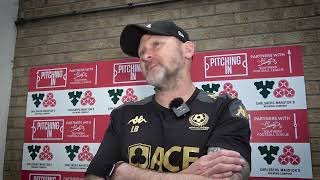 Lee Bircham speaks to Eagles TV after the 31 win against AFC Sudbury [upl. by Singer]