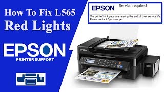 Epson l565 Resetter L565 Service Required January 2024 [upl. by Llehcsreh734]