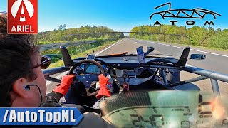 ARIEL ATOM SUPERCHARGED on AUTOBAHN NO SPEED LIMIT by AutoTopNL [upl. by Ursulette]