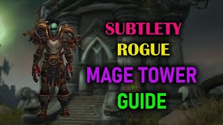 Subtlety Rogue  Mage Tower  Guide  Voice  Dragonflight Season 4 1027 [upl. by Lynnworth322]