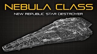 Star Wars Nebula Class Star Destroyer  Ship Breakdown [upl. by Toshiko]