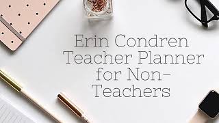 The Erin Condren Teacher Planner for NonTeachers [upl. by Adnoluy]