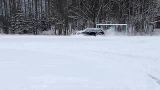 Audi A4 Allroad Quattro in snow [upl. by Leahcimauhsoj446]