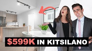 What 599K gets you in Kitsilano Vancouver APARTMENT TOUR  Tips for first time home buyers [upl. by Hyrup405]