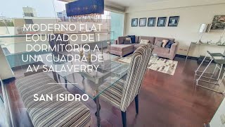 Moderno flat de 1 dormitorio en San Isidro [upl. by Mohun854]