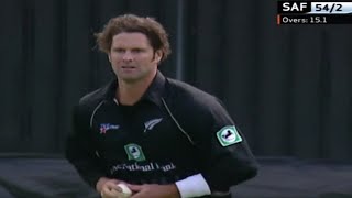 Chris Cairns great spell of bowling vs South Africa  GET WELL SOON CAIRNS [upl. by Lawan]