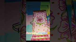 Shoe box craft ideas 🥰shortscraft [upl. by Fenton]