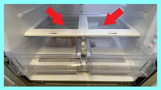 How to Remove Samsung Refrigerator Shelf without BREAKING it [upl. by Lehcsreh]