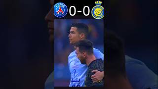 PSG Vs Al Nassr🤯  Ronaldo Vs Messi Last Dance🔥🐐 2023 Friendly shorts football youtube [upl. by Mori]