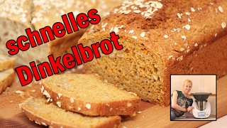 Thermomix TM5  schnelles Dinkelbrot [upl. by Willtrude]