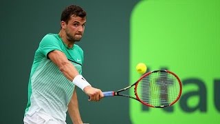 Gael Monfils vs Grigor Dimitrov Highlights HD Miami Open 2016 [upl. by Bose743]