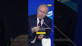 Putin señala los errores económicos de Europaputin rusia presidente occidente europa comercio [upl. by Birk674]