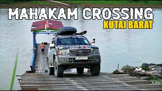 DRAMA di Pedalaman Kalimantan Lampu Mobil Lepas amp Menyeberang Sungai Mahakam II SENDAWAR [upl. by Poler]