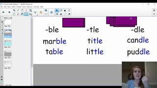 1st Grade Phonics Lesson Stable Final Syllables ble tle dle [upl. by Jarek615]