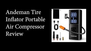 Andeman Tire Inflator Portable Air Compressor Review Andeman [upl. by Enilrae200]