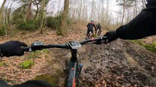 Rando VTT dans beaucoup beaucoup de boue [upl. by Namlas]