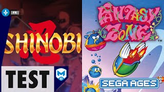 Test  Review du jeu Sega Ages Shinobi amp Fantasy Zone  Switch [upl. by Lorenzana]