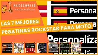 Las 7 mejores pegatinas rockstar para moto [upl. by Airtina]