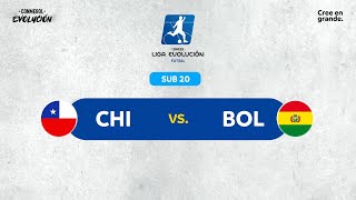 CHILE vs BOLIVIA  CONMEBOL LIGA EVOLUCIÓN de FUTSAL  ZONA SUR  SUB20 [upl. by Asikal]