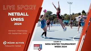 Day 3 Court 6  UNISS Netball Championship 2024  NETBALL [upl. by Sansen778]