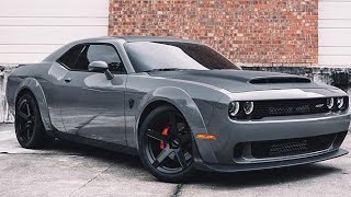 Dodge Challenger Demon  Car Music Video [upl. by Ellennahs]