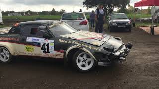 Jersey Rally TR7 V8 After Crash amp Roll Hamilton Motorsport [upl. by Ettenrahc]