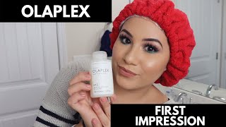 OLAPLEX No 3 FIRST IMPRESSION  BEFORE amp AFTER [upl. by Lexerd]