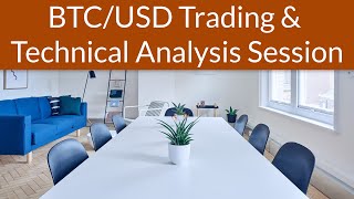 Live Bitcoin BTCUSD Trading amp Technical Analysis  My Cryptocurrency Trading Strategy [upl. by Itsyrc]