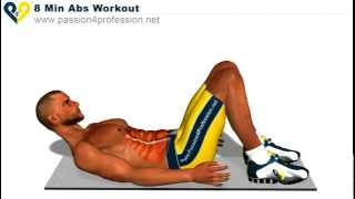 8 Min Abs Workout  level 1avi [upl. by Ahsikit287]