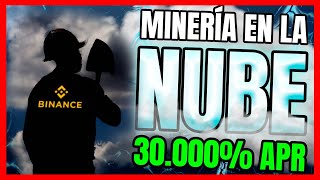 Así es la MINERÍA en la NUBE de BINANCE 2024 [upl. by Kipton]