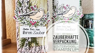 Zauberhafte Verpackung  Produktpaket  Wintervögel von StampinUp® [upl. by Kilah]