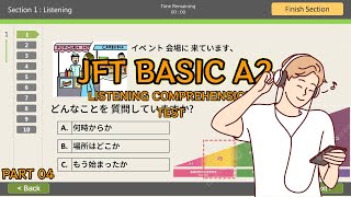 JFT BASIC A2 2023  Listening Comprehension Test  Answer [upl. by Monson336]