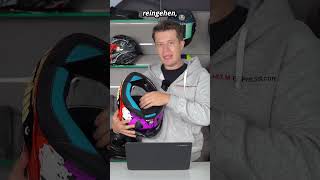 So bekommst du deinen Motorradhelm von innen sauber ⛑️🧼 Motorradhelm [upl. by Alis]