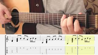 iann dior  Holding On  Fingerstyle Guitar TAB TutorialPlaythrough [upl. by Straus]