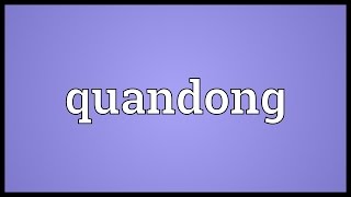 Quandong Meaning [upl. by Alfonzo826]