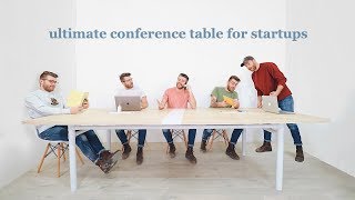 How To Build a Conference Table  Free Plans [upl. by Enidlarej]