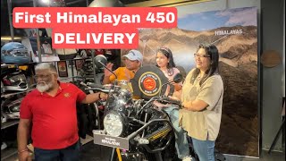 Finally Our New HIMALAYAN 450 DELIVERY [upl. by Arabela242]