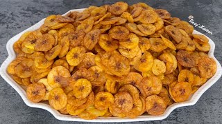 How To Make Commercial Plantain Chips With Step By Step Tutorial [upl. by Noevart350]